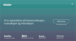 Desktop Screenshot of intutor.no